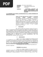 INTERPONE RECURSO DE QUEJA EXCEPCIONAL POR DENEGATORIA DE RECURSO DE NULIDAD, Machacuay Ureta