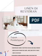 (Materi Linen Di Restoran)