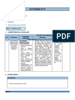 4° Grado - Actividad Del Dia 06 de Junio