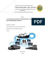 La Logística Del Estado, Su Organización y Su Impacto en El Sector Empresarial Privado.