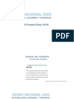 2021 Manual Del Censista 2020 Prueba 2