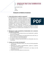 Cuestionario Evaluación en Medicina Conductual