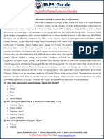 TOP 50 Parallel Row Seating Arrangement Questions: For Free Online Mock Test