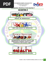 Quarter 3: Learning Module For Mapeh 7