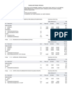 Analisis de Costos Unitarios