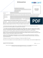 KYC Renewal Form: Section For Primary Cardholder