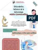 Antecedentes Históricos de La Biotecnología Médico Farmacéutica