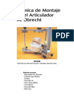 Articulador Tecnicas de Montaje - M. Obrecht