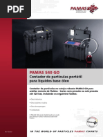 Pamas S40 Go: Contador de Partículas Portátil para Líquidos Base Óleo