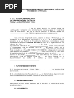 Demanda de Nulidad en Contra de Embargo y Multa de Un Vehículo de Procedencia Extranjera