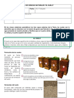 Guía de Ciencias Naturales El Suelo