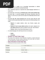 Basic Elements of First-Order Logic