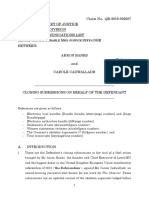 QB-2019-002507 - Banks V Cadwalladr - Defendant's CLOSING SUBMISSIONS (Filed)