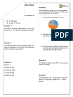 Exercicio de Matematica 7º Ano