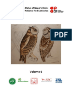 ZSL National Red List of Nepal's Birds Volume 6rs