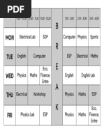 Time Table