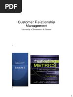 CRM Unit 5 - Customer Analytics Part I