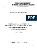 Kerangka Acuan Kerja Pekerjaan Jasa Konsultansi Studi Penanganan Banjir Dan Rob Di Kabupaten Kendal Dan Kabupaten Batang Paket P-18