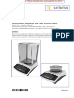 Sartorius Entris Bce Milligram and Analytical Balances