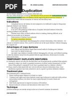 Denture Duplication