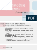 Administración de Medicamentos Vía No Enteral