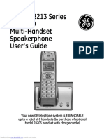 GE DECT 6 28213 - Series Phone Manual