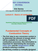 Energy Conversion ES 832a: Eric Savory