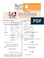 04 Descargar Problemas para Resolver de Fracciones Segundo de Secundaria