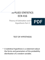 ECN 416 - Applied Statistics Week 6