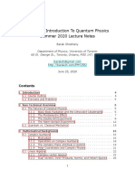 Barak Shoshany PHY 256 Lecture Notes