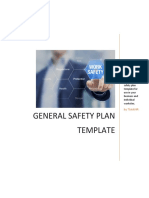 General Safety Plan Template: by Thinkhr