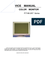 Service Manual: Color Monitor