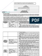 Planificacion Anual Matematica Secundaria TORIBIO