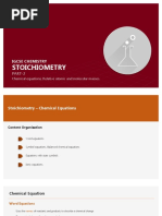 Stoichiometry: Igcse Chemistry