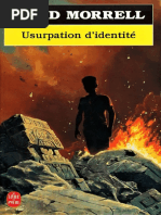 Usurpation D'Identité Morrell David 1996