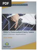 Ohio's Concealed Carry Laws and License Application (June 2022)