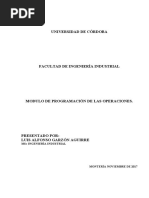 Programacion de Las Operaciones - Sin Solucion de Ejercicios 2 ESTE ESTE