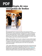 Cronología de Una Recepción de Bodas