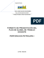 Plan Global Umss Perforacion I