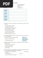 Ejercicios Sintagmas