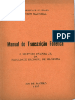 Manual de Transcrição Fonética (Camara JR)