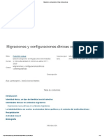 Migraciones y Configuraciones Étnicas Contemporáneas