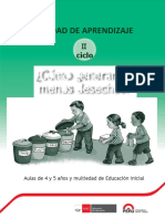 Cómo Generamos Menos Desechos Aulas de 4 y 5 Años y Multiedad de Educación Inicial