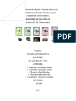 Informe 10 Química Inorgánica