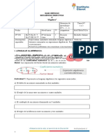 MATEMÁTICA Guía Repaso Álgebra