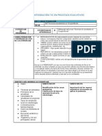 Plantilla de Integración Tic en Procesos Educativos 