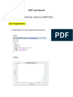 DSP Lab Record