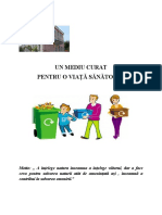 Referat Un Mediu Curat Pentru o Viata Sanatoasa 2016