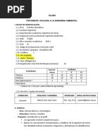 Silabo de Topografia para Ing Ambiental