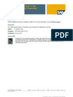 LO Extraction - Part 1 - SD Application Short Overview